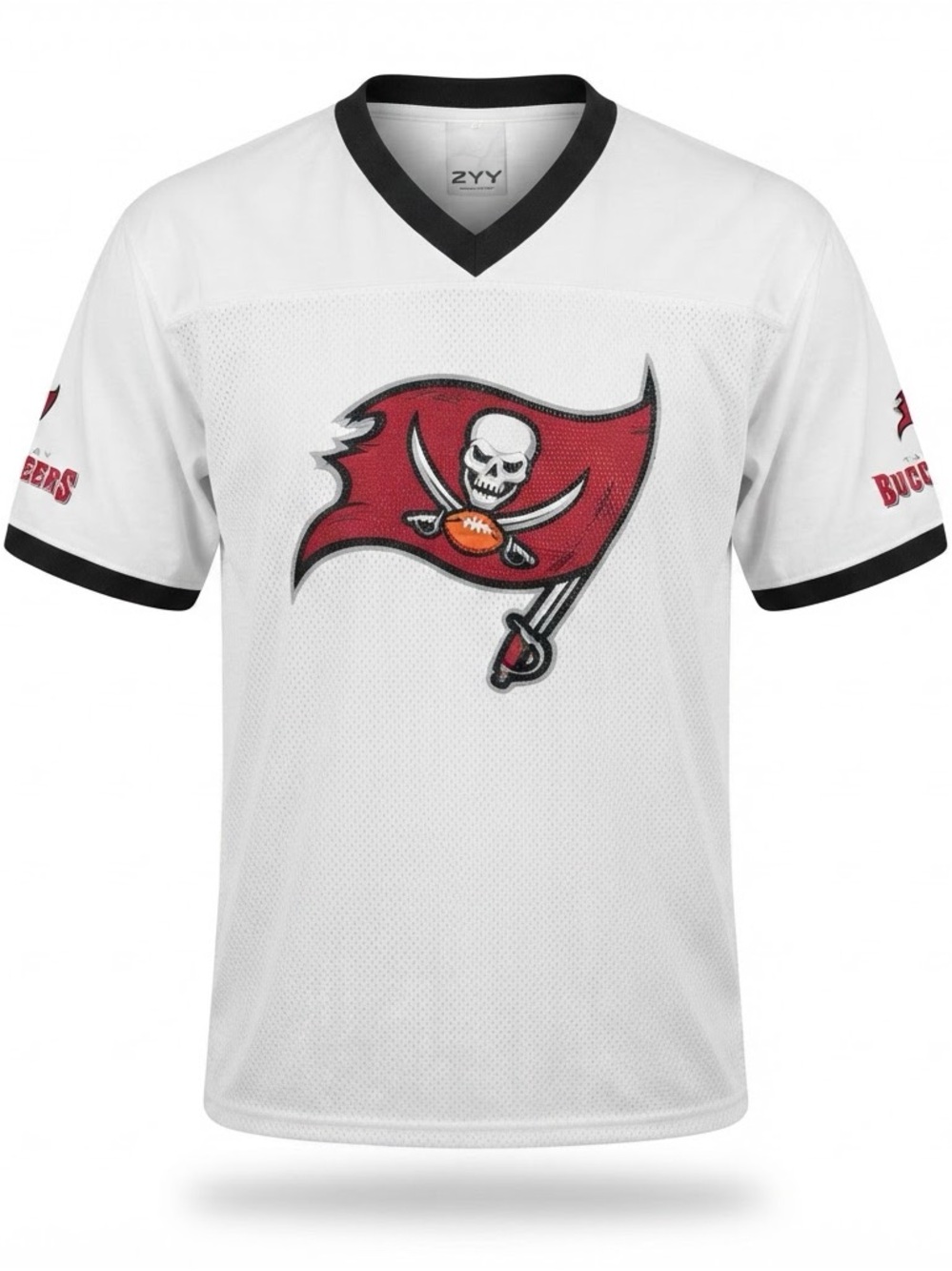 Men's White Tampa Bay Buccaneers Flag Football Jersey